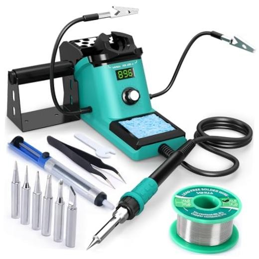 926 III Soldering Iron Station Kit with 12-IN-1 Helping Hands, Solder
