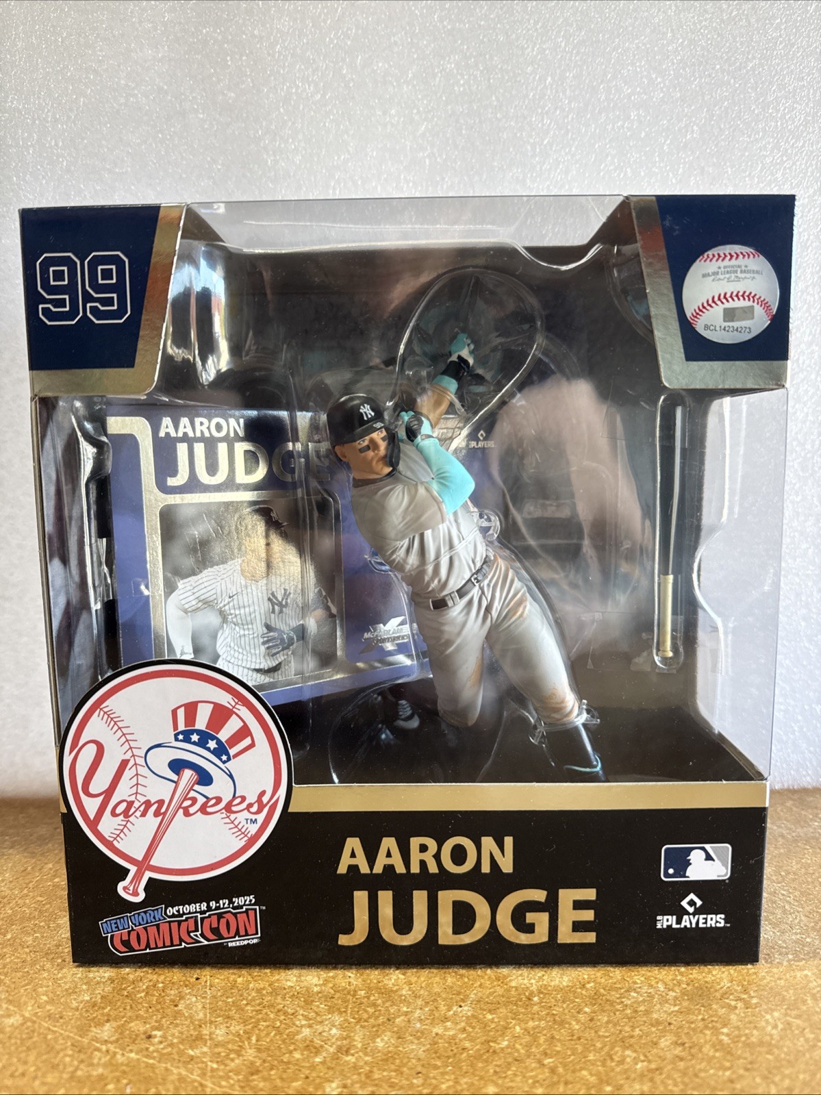 NYCC 2025 Mcfarlane Toys Aaron Judge Toy Temple Exclusive Vinyl Figure