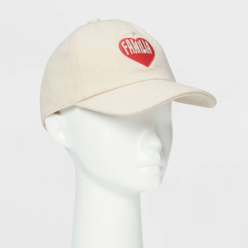 Latino Heritage Month Familia Kids Baseball Cap - White/Ivory