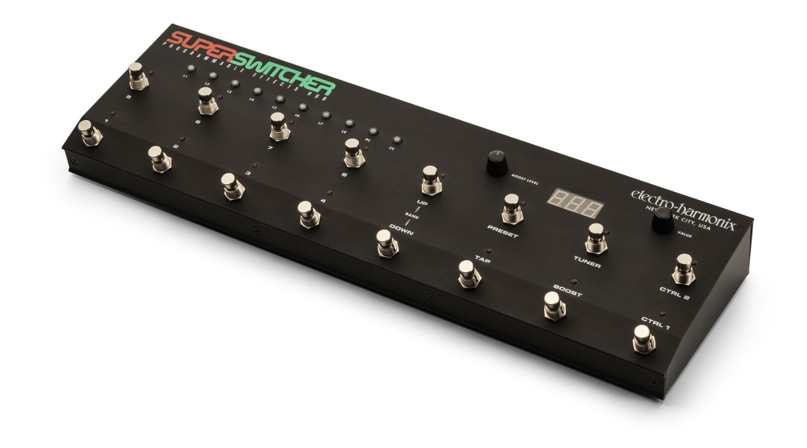 New Electro-Harmonix EHX Super Switcher Programmable Effects Hub Pedal