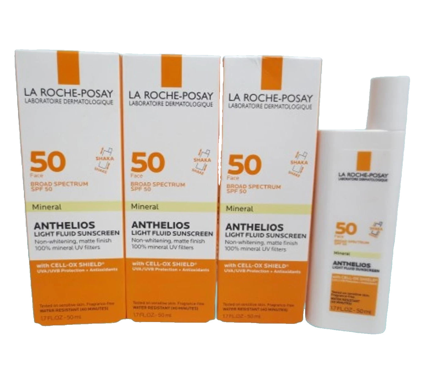 LA ROCHE POSAY ANTHELIOS MINERAL SPF 50 SUNSCREEN 1.7 OZ EXP: 2028 LOT OF 3