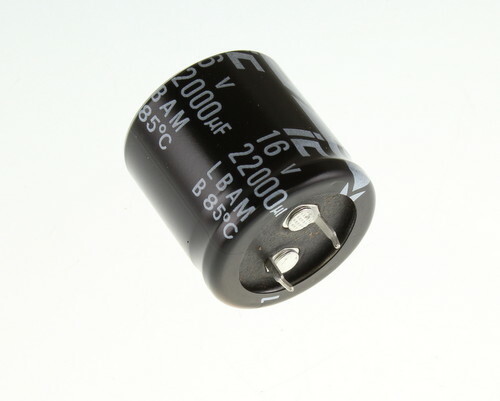 10x 22000uF 16V DC Radial Snap In Mount Electrolytic Capacitor 16VDC 22000mfd