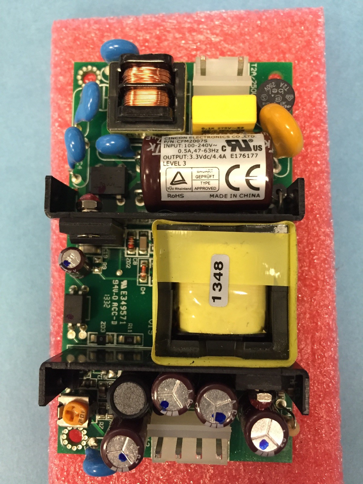 Cincon CFM2007S Switching Power Supplies AC-DC Module, 20W, 85-264VAC, 3.3VDC