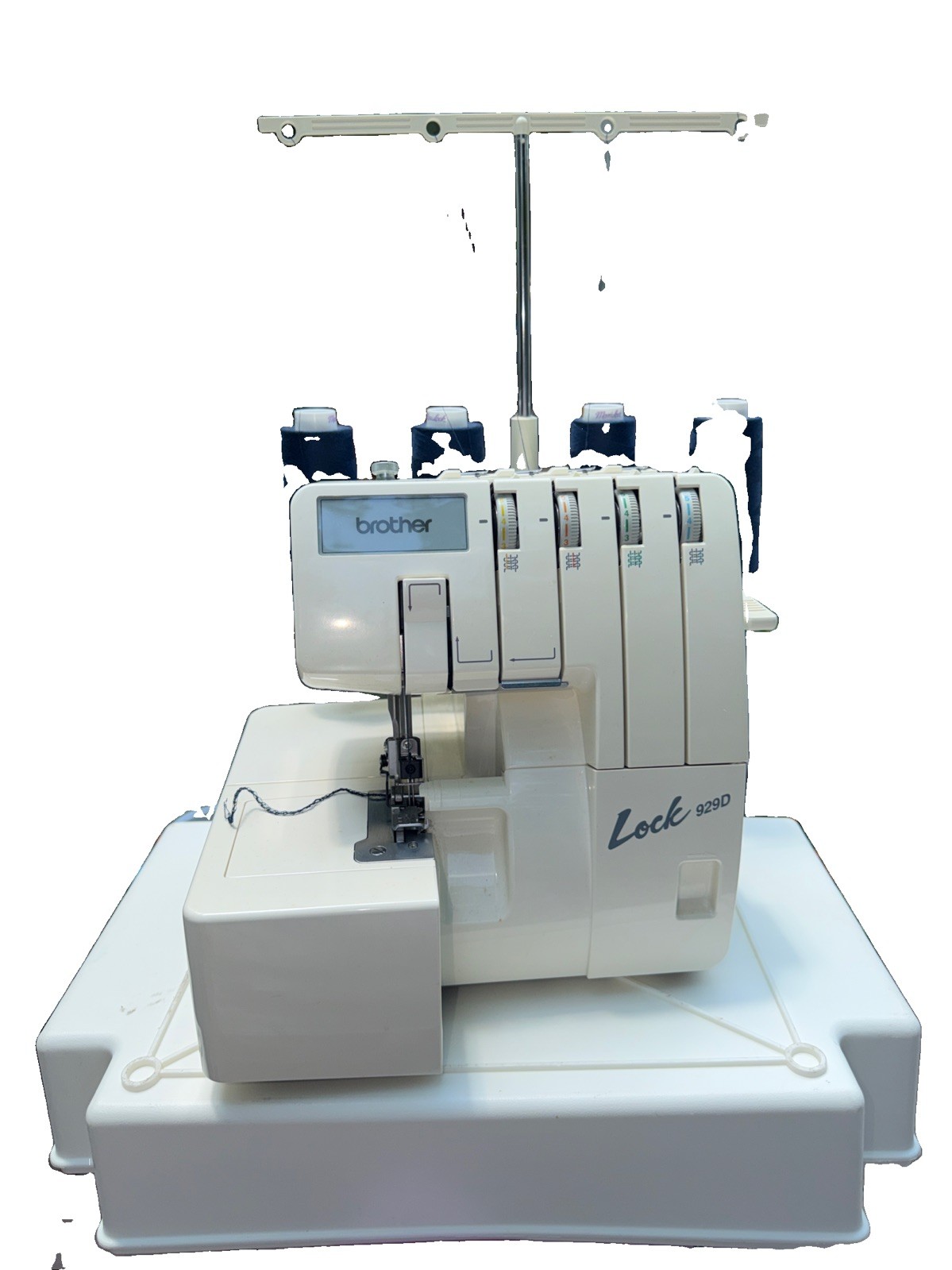 Brother Lock 929D 4 Thread Serger Overlock Machine And Carrying Case Working