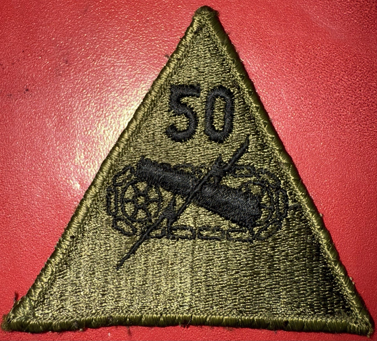 50th Armored Division Subdued SSI Patch (AK/AS)