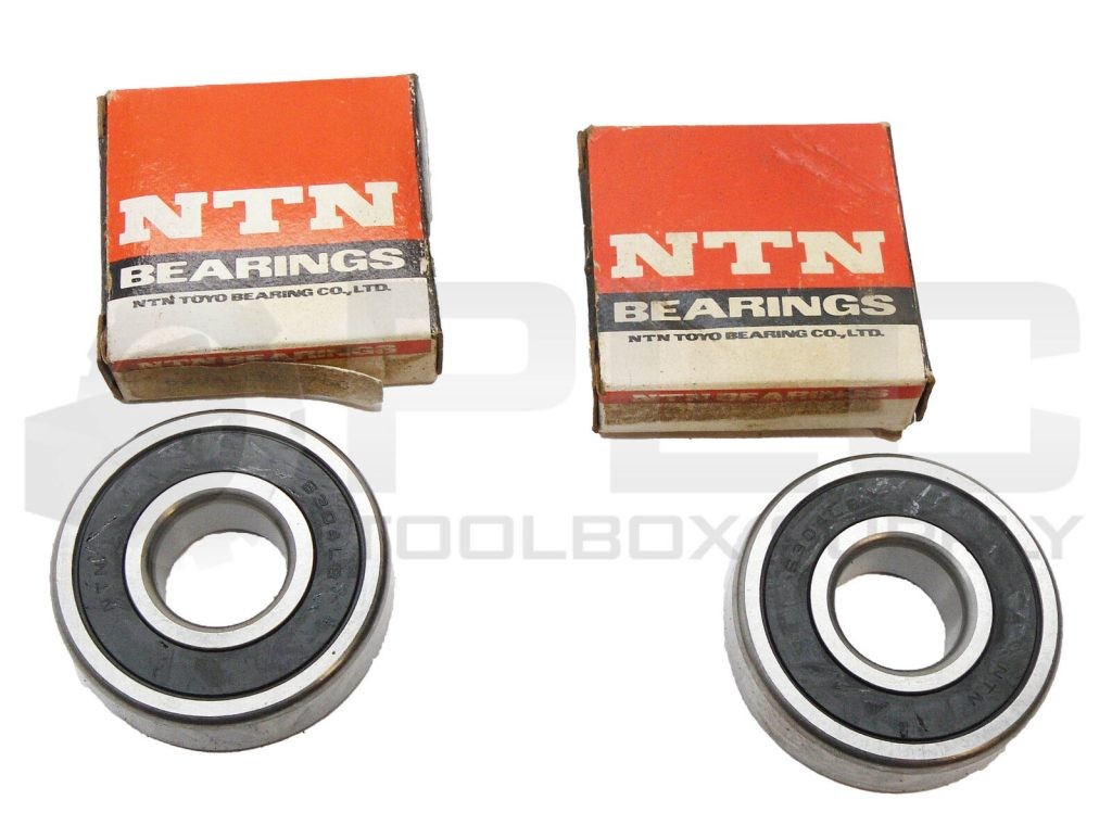 LOT OF 2 NEW NTN 6304LLB03/5C BALL BEARING 2" OD 7/8" ID 6304LB *READ*