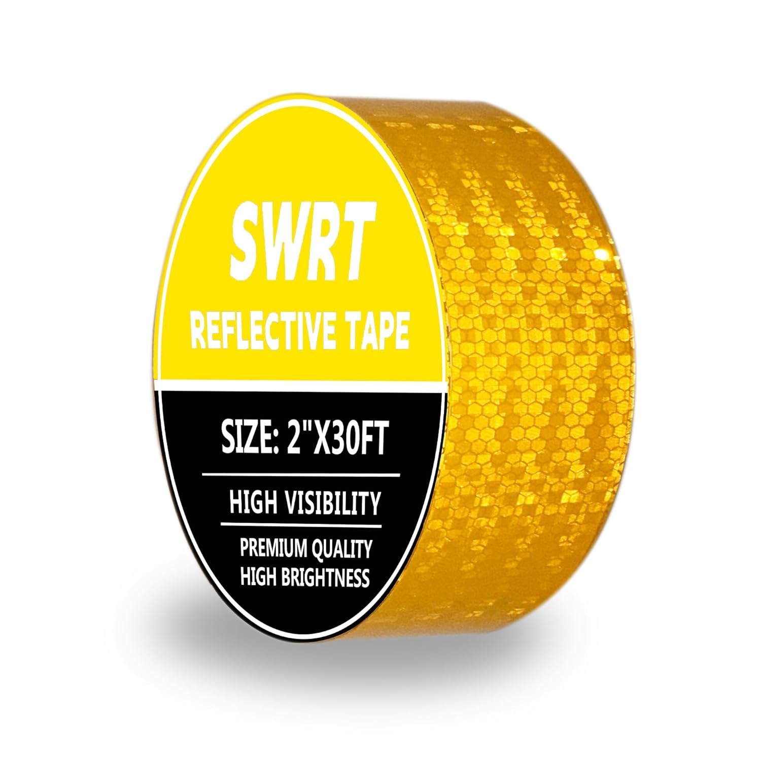 SWRT Reflective Tape 2 Inch x 30 Feet DOT-C2 Shining Star 2IN x 30FT, Yellow