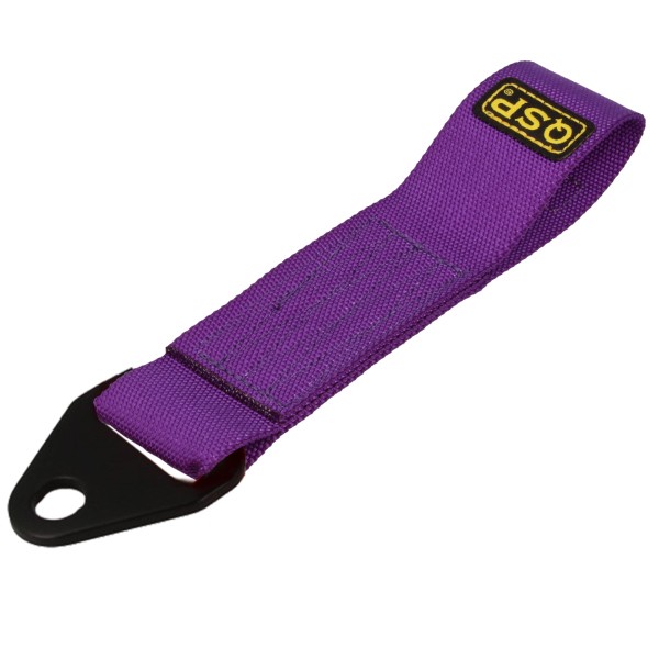 QSP Heavy Duty Tow Strap Purple 20cm FIA