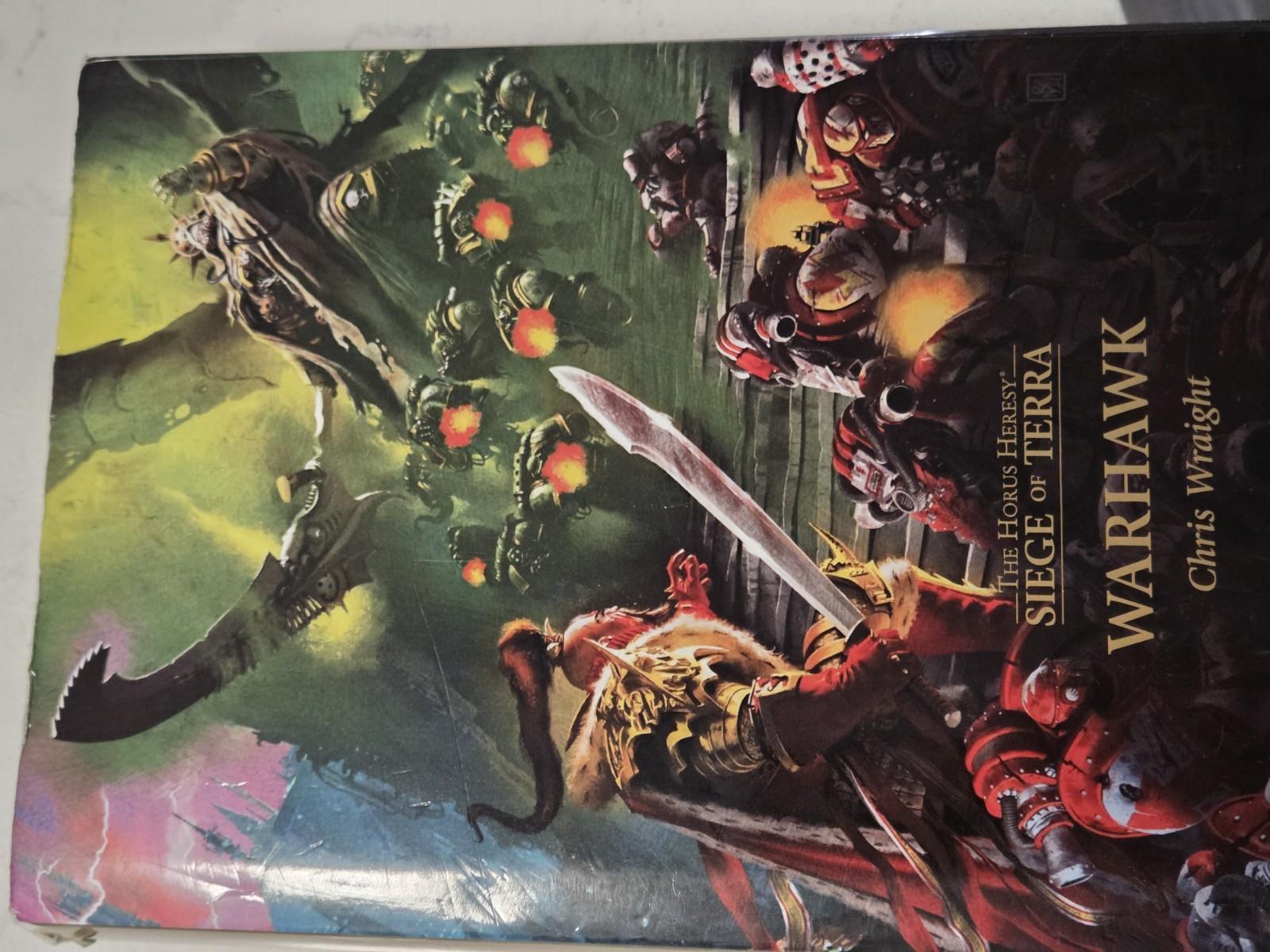 Warhammer 40k Black Library Warhawk Chris Wraight Seige Of Terra HC Reading Copy