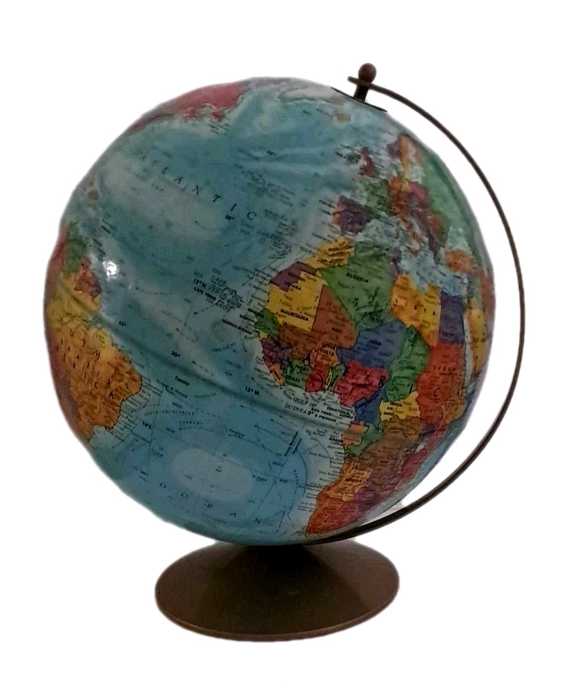 Replogle 12" Globe WORLD NATION SERIES Leroy Tolman U.S.S.R Rotates Freestanding