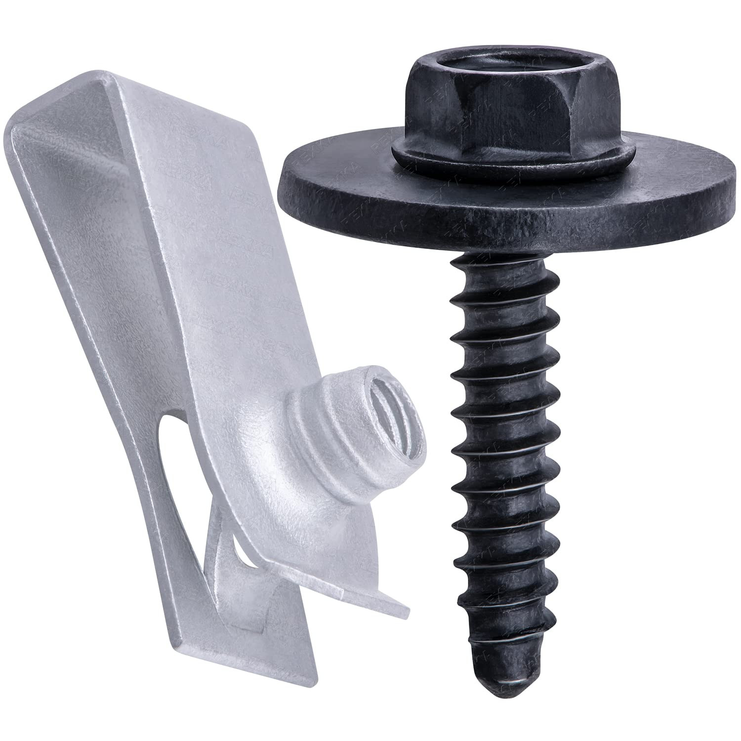 15-Piece GM Fender Liner & Splash Shield Bolt Nut Set - Durable Steel Fasteners