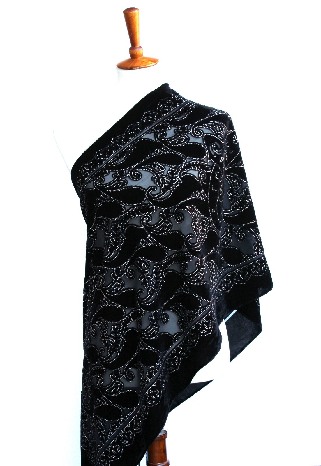 Buy More Wholesale price Women's Shawl Silk Burnout Velvet One Size Designed