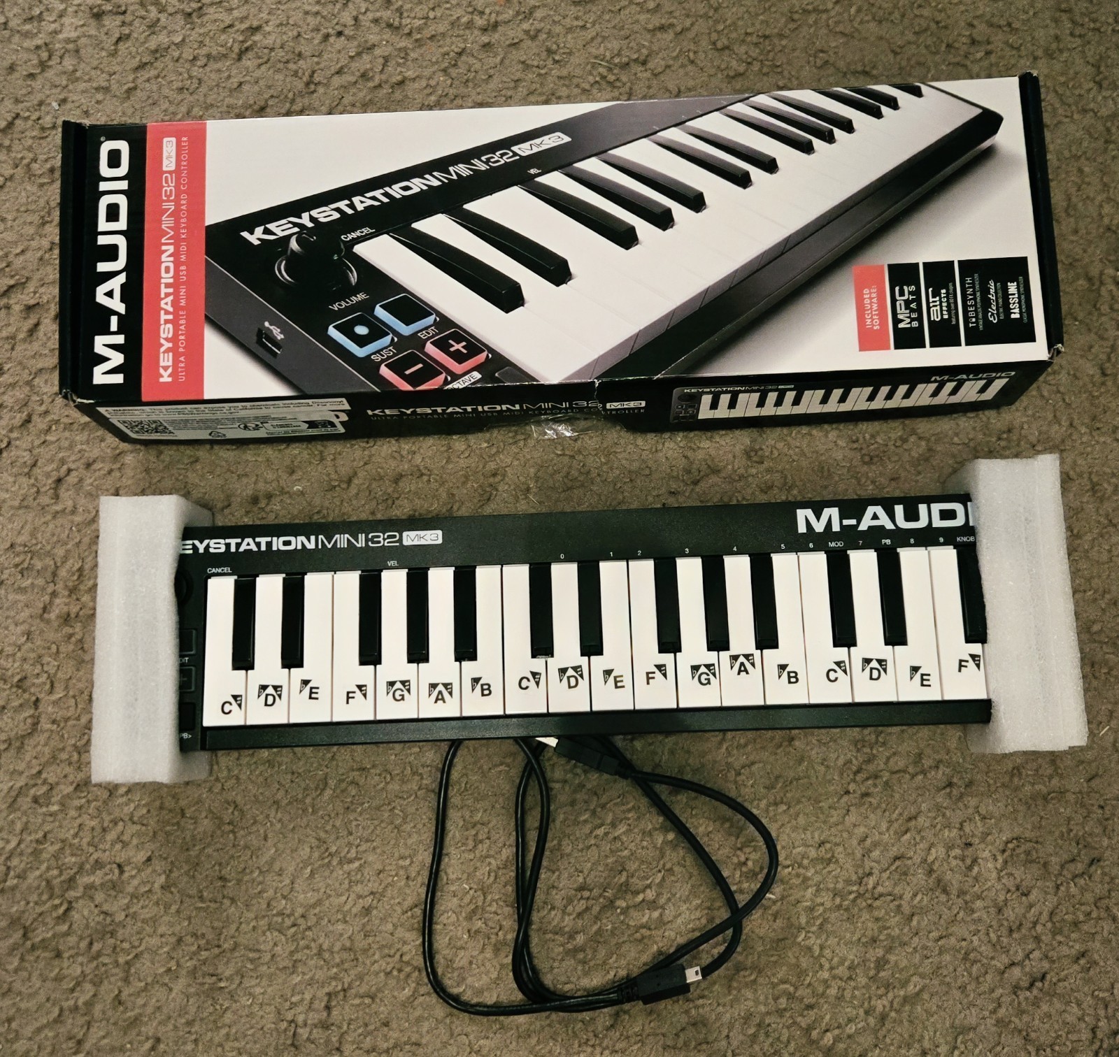 M-Audio Keystation Mini 32 MK3 32-Key Keyboard Controller