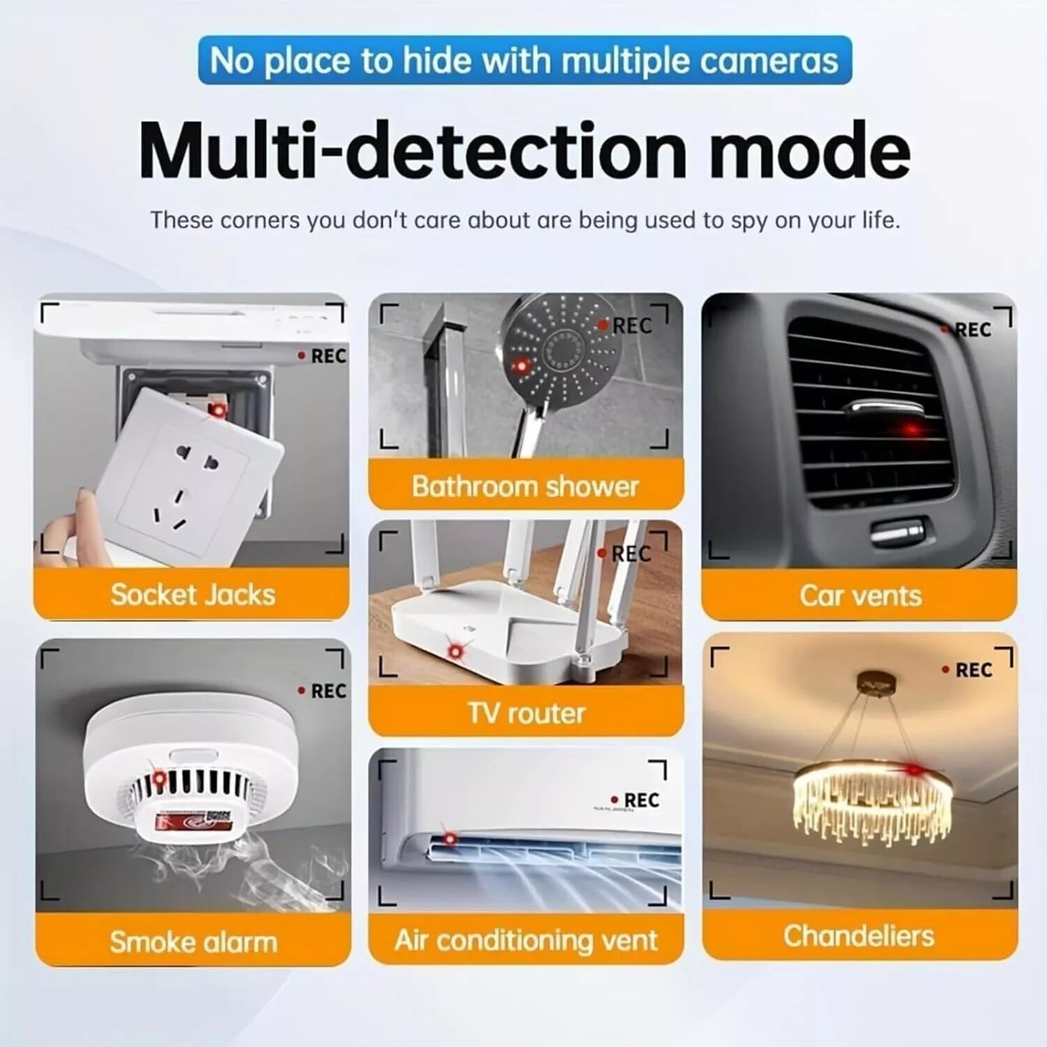 Hidden Camera Detector, Camera Detector, Anti Spy, GPS Tracker Detector,Portable