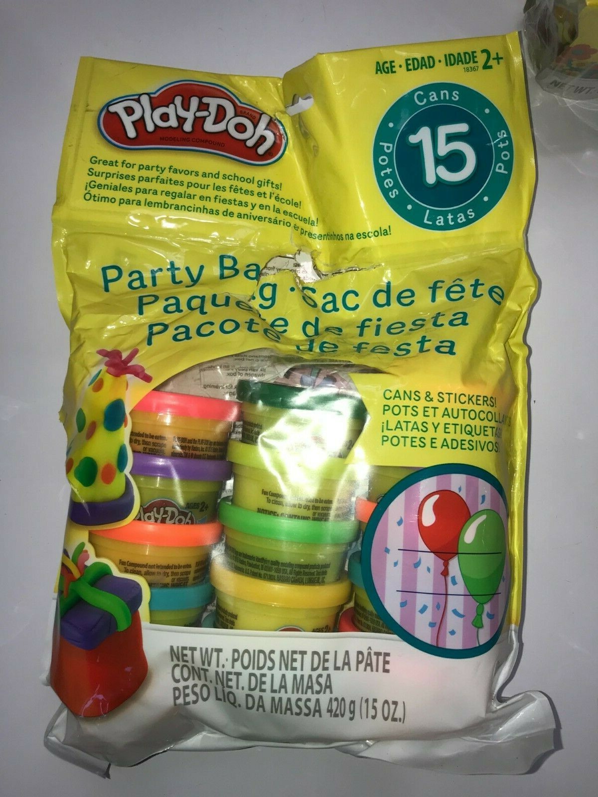 Play-Doh Party Bag Dough 15 POTS READ FIRST