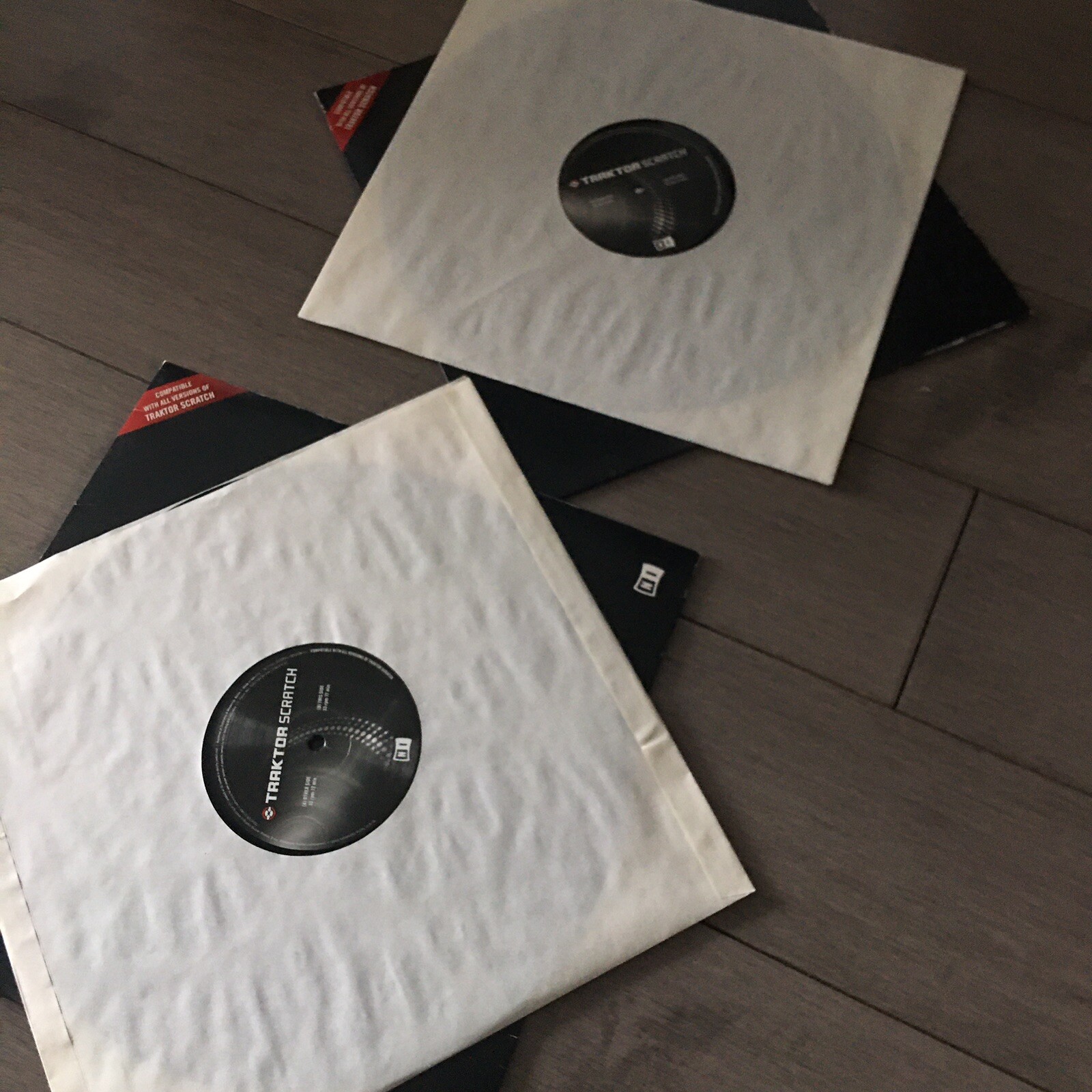 Traktor Scratch control vinyl - black