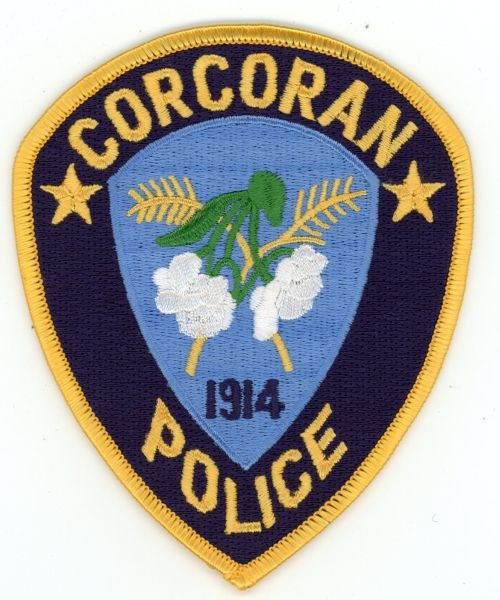 CALIFORNIA CA CORCORAN POLICE NICE SHOULDER PATCH SHERIFF