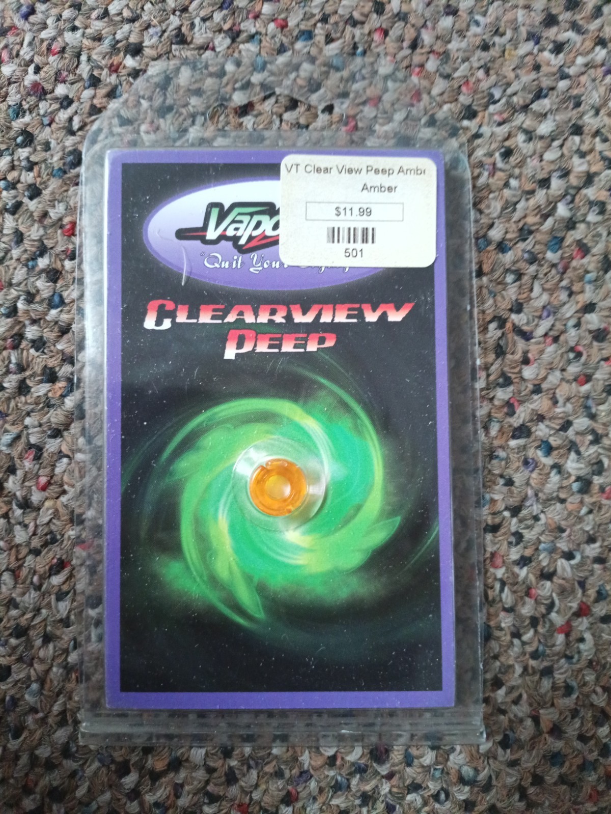 VT Vapor Trail Clearveiw Peep  3/6 Orange  Amber Quit Ur Crying 3 (501)