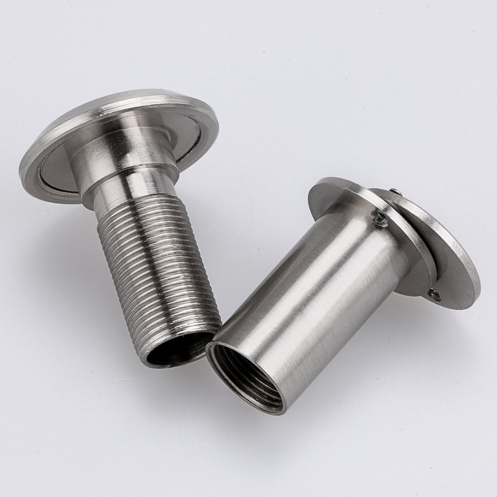 Sumnacon Safety Door Viewer,Solid Brass 220-degree 22mm, Silver
