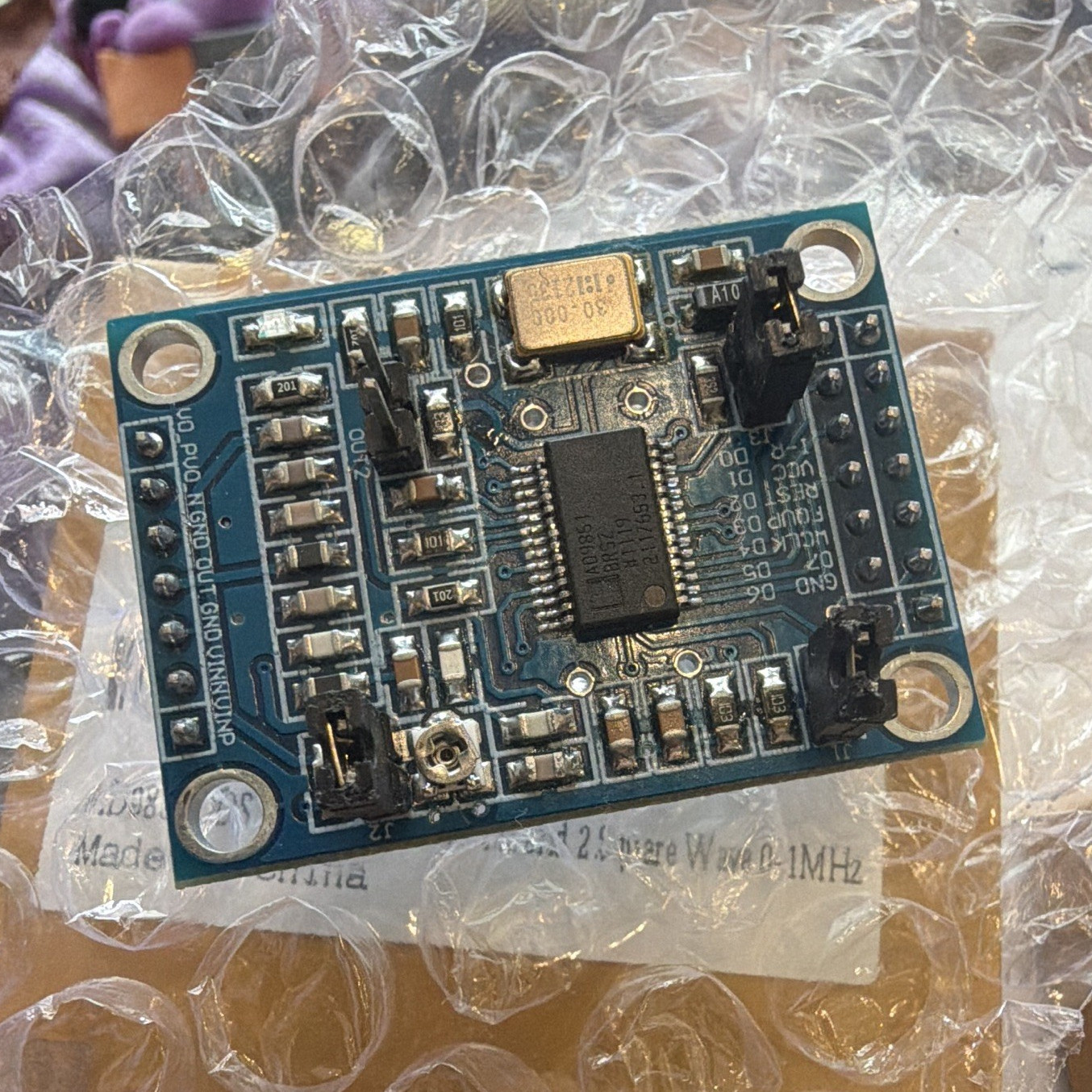 AD9851 DDS Signal Generator Module Board 0-1MHz Frequency Range