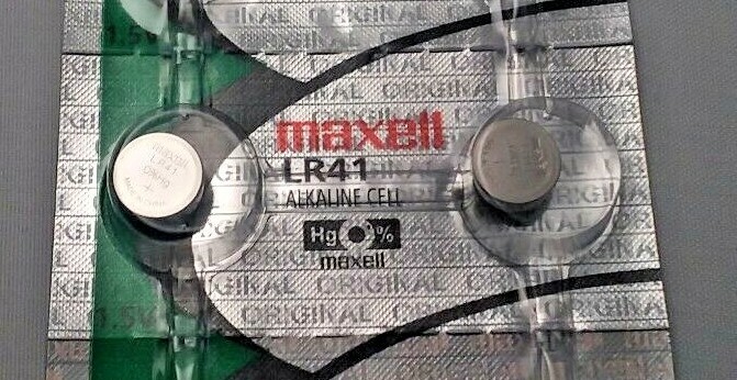 Lot 2 LR41  1.5V Micro Alkaline coin cell button Battery