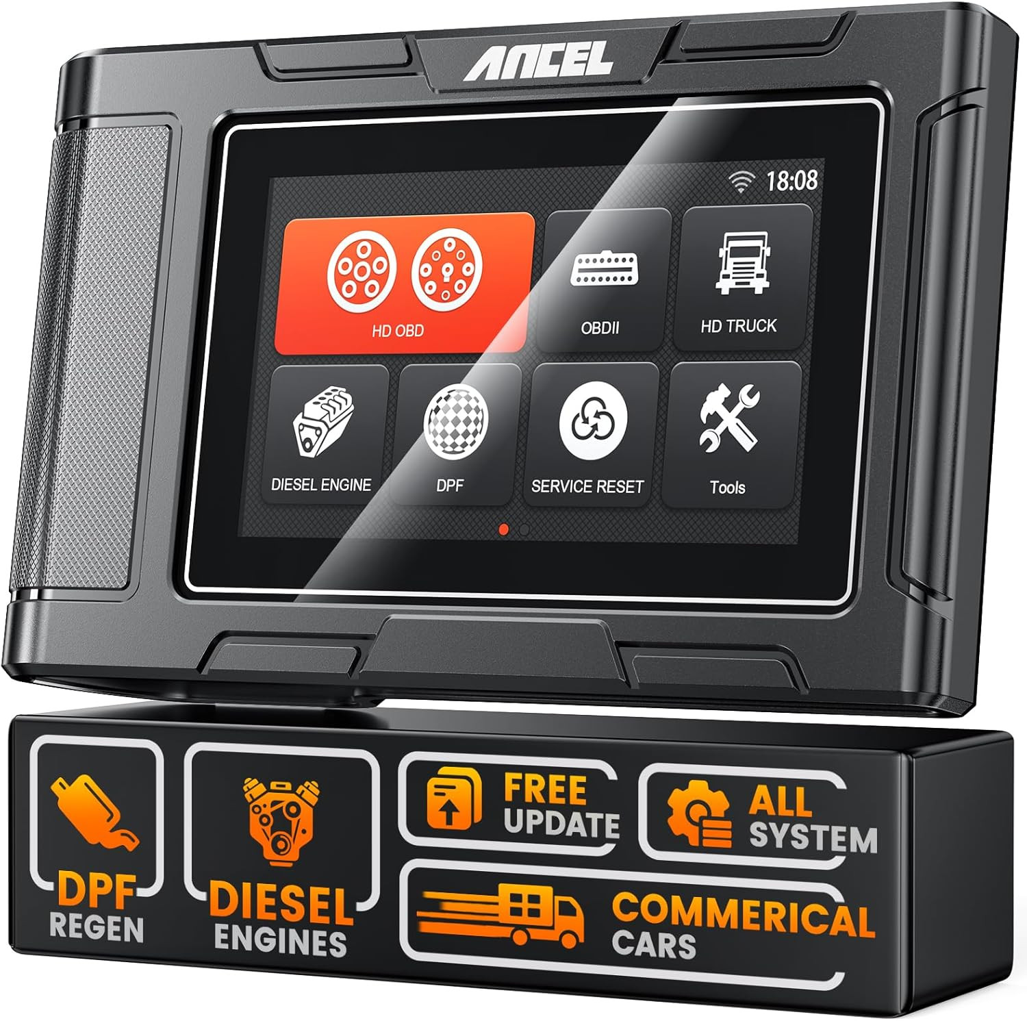 Ancel HD3300 Pro Diesel Heavy Duty Truck Diagnostic Scanner DPF Regen All System