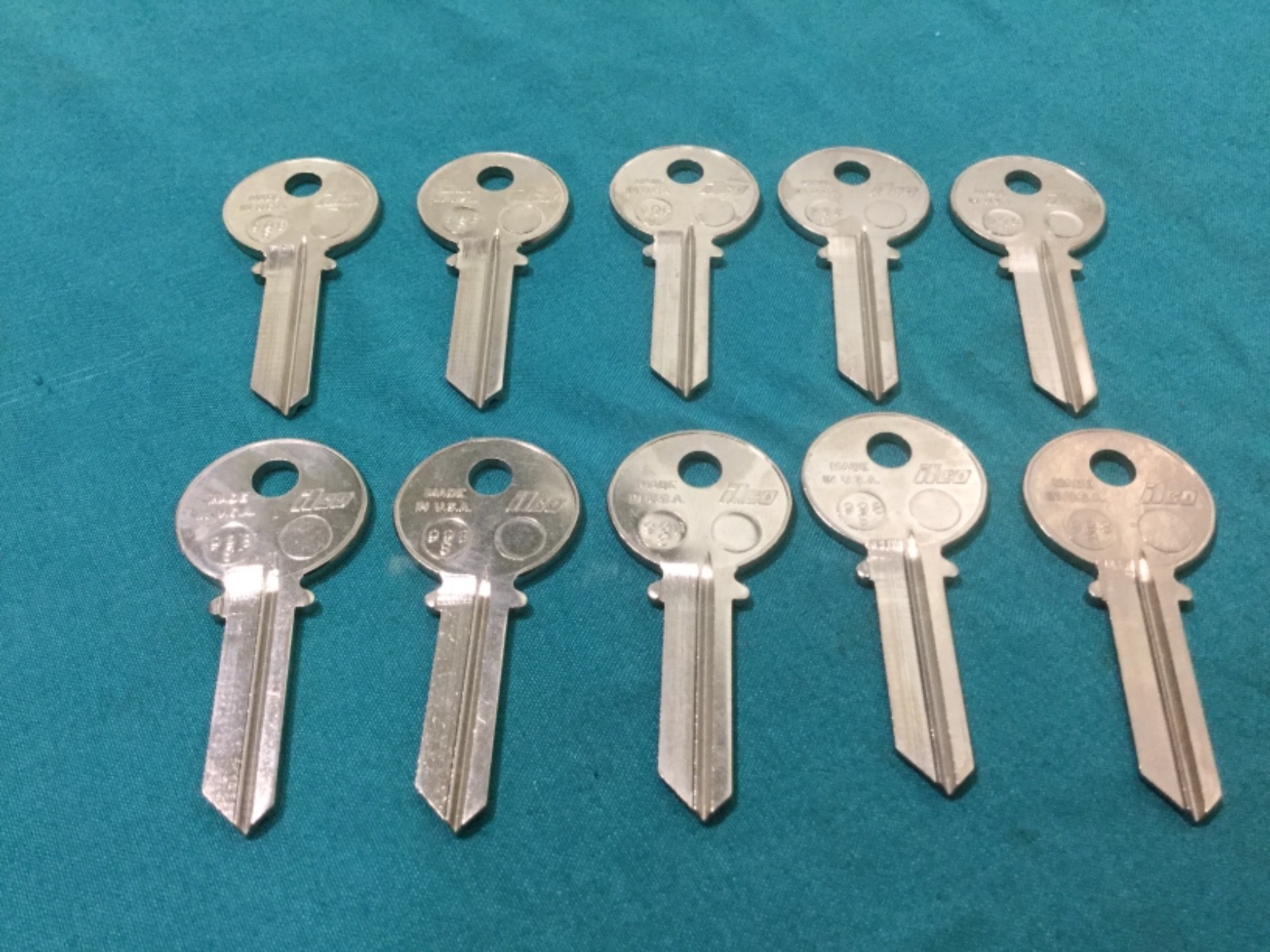 Ilco Key Blanks 998S, Set of 10 - locksmith