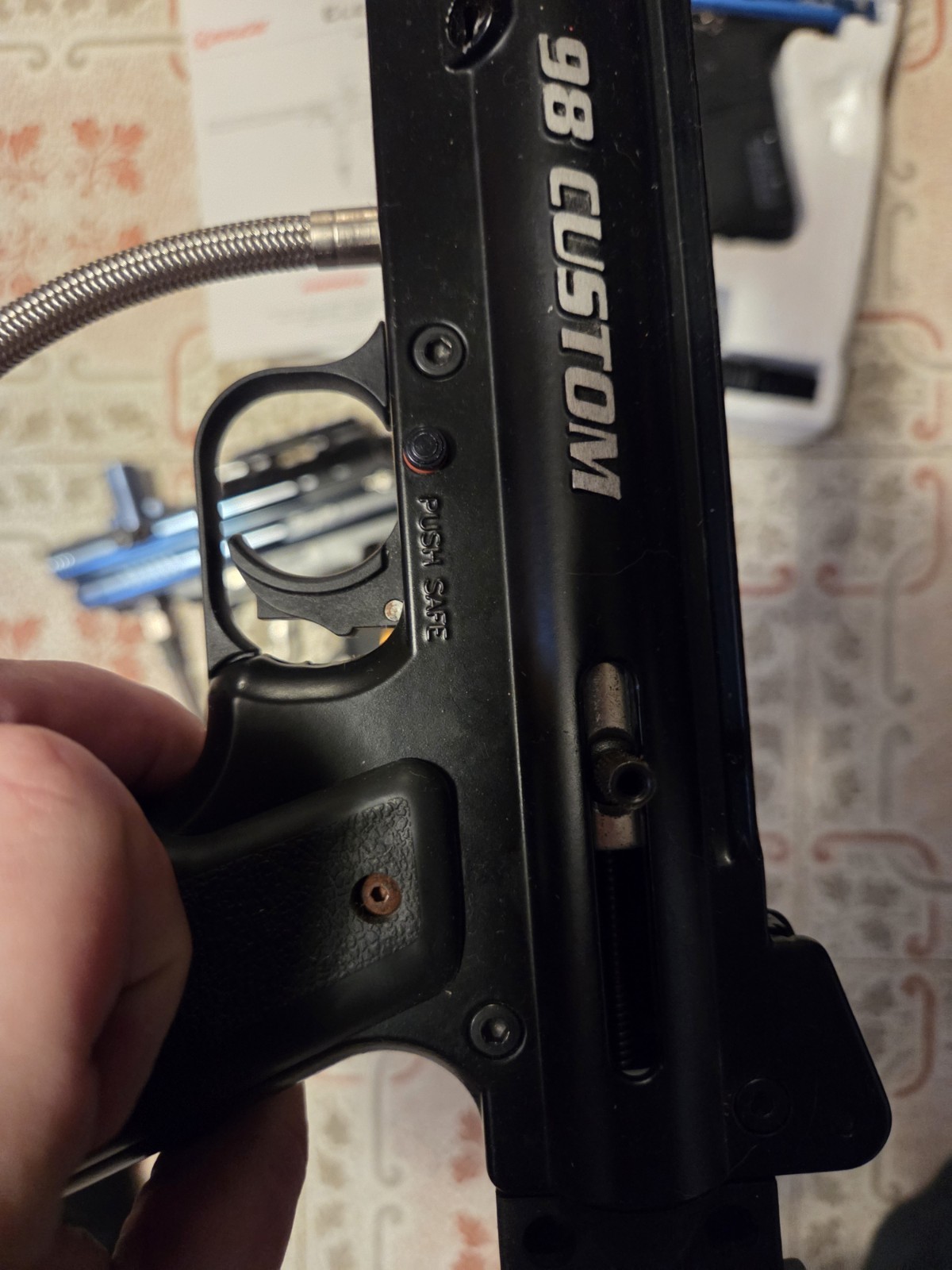 Tippmann 98 Custom Paintball Marker, 2 Spyders As Is Untested