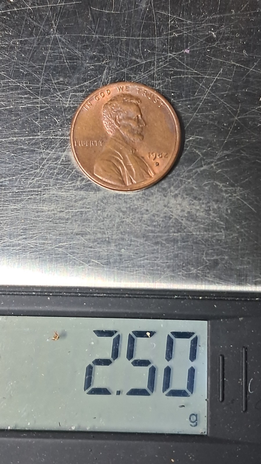 MACHINE DOUBLED Error 0n Date 1982 D Small Date Lincoln, #608
