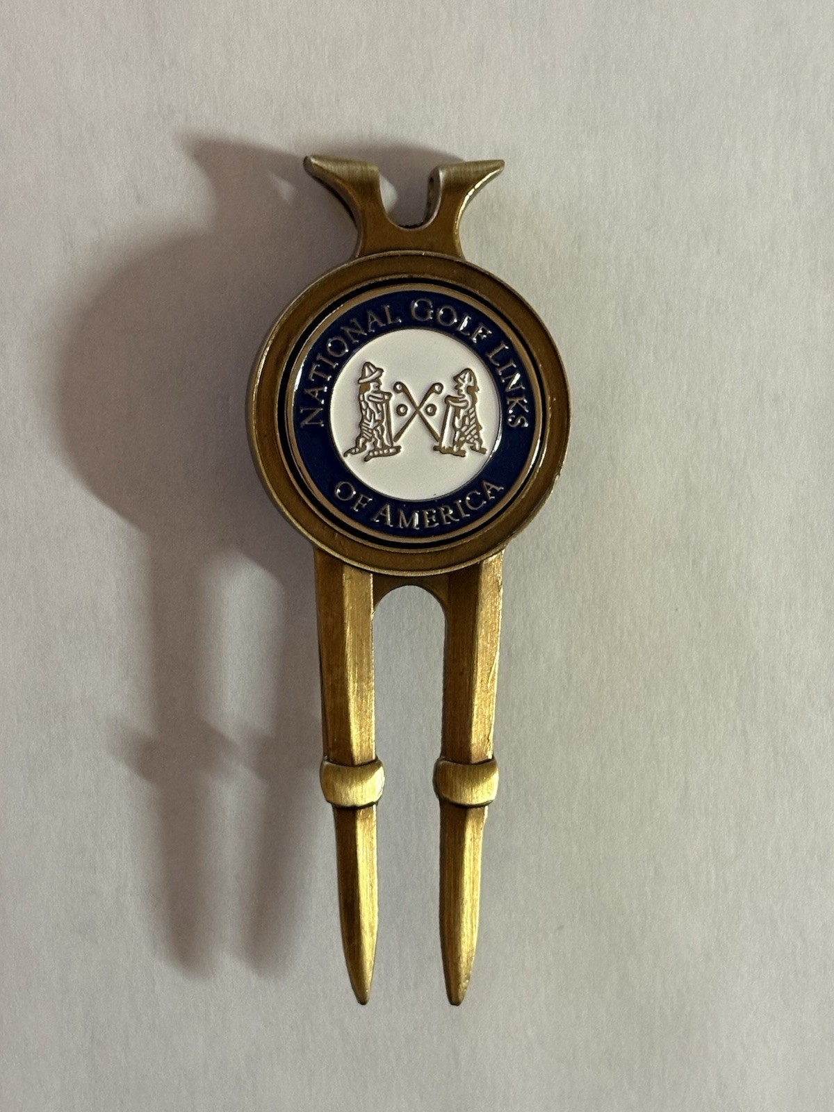National Golf Links Of America Authentic Members Divot Tool & Coin Golf Marker