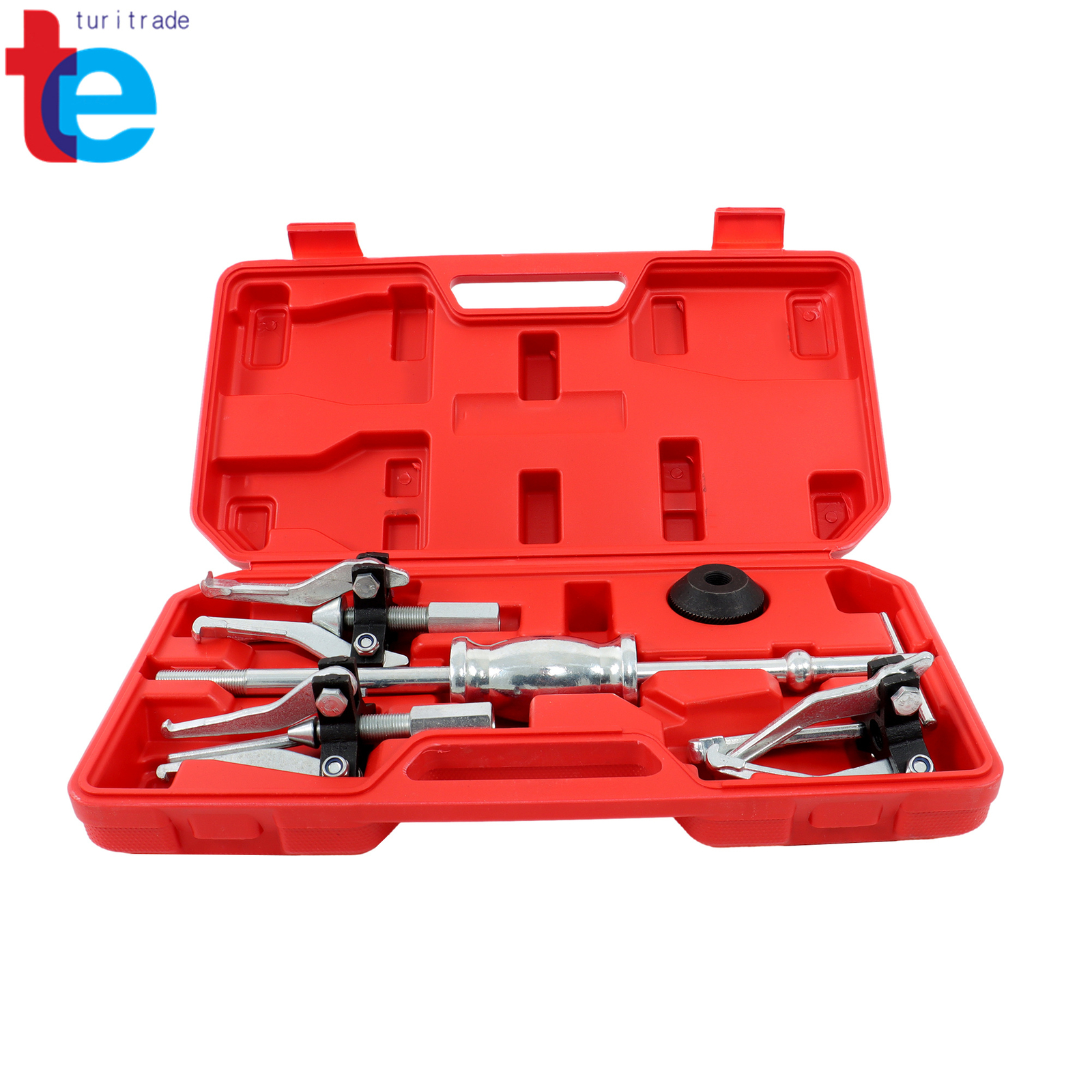 Gear Bearing Slide Hammer Puller Set 3 Jaw Internal External Puller Tool Kits