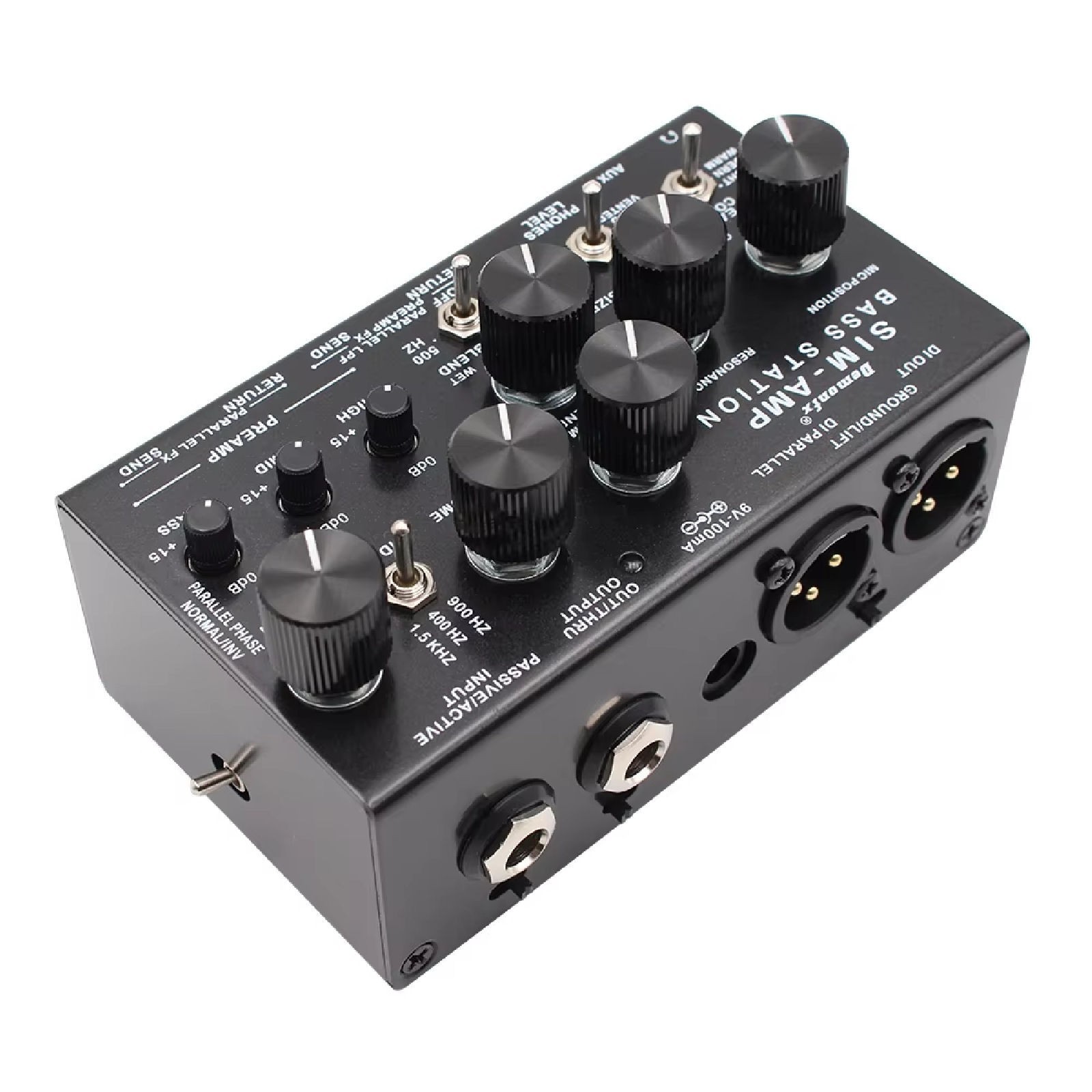 Demonfx SIM-AMP Simplifier Bass Station Preamp Simulator, Power Amp SIM, Stereo