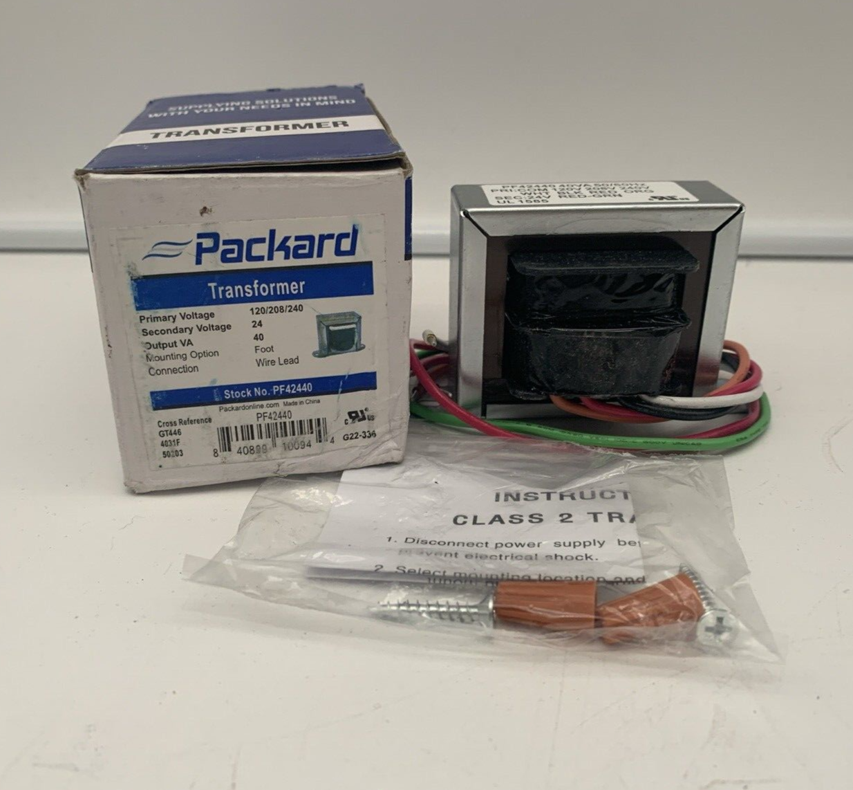 Packard PF42440 Foot Mounted 40VA Transformer