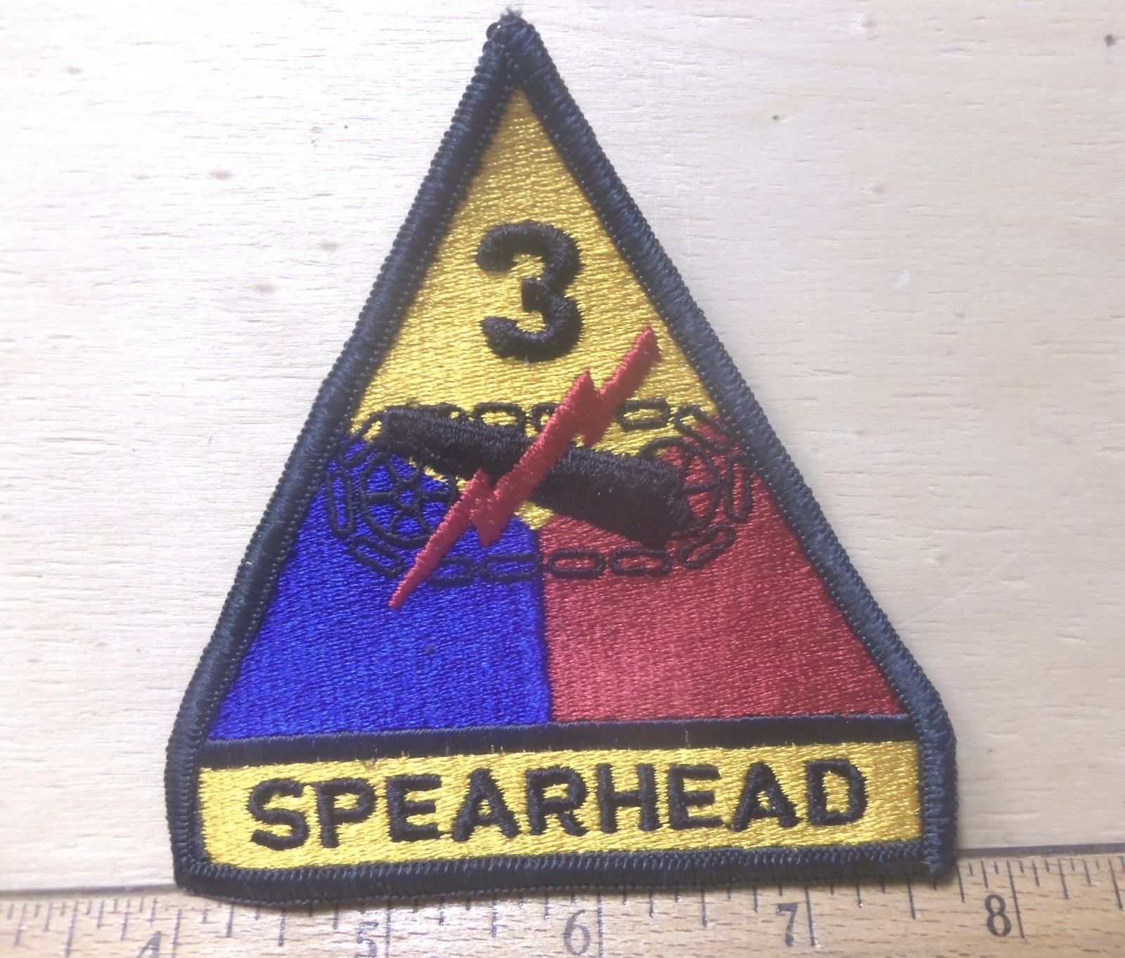 US Army - 3rd Armored Division - Spearhead Embroidered Patch