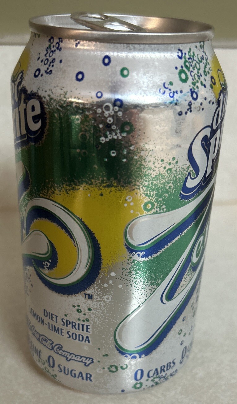 2005 DIET SPRITE ZERO 12oz. Empty Pull Tab Aluminum Soda Can