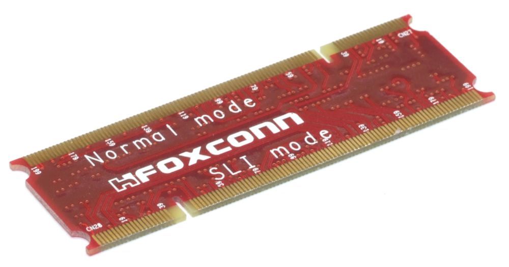 Foxconn 01-01000681-01 SLI Selector Switch Card Board Normal Mode/SLI Mode