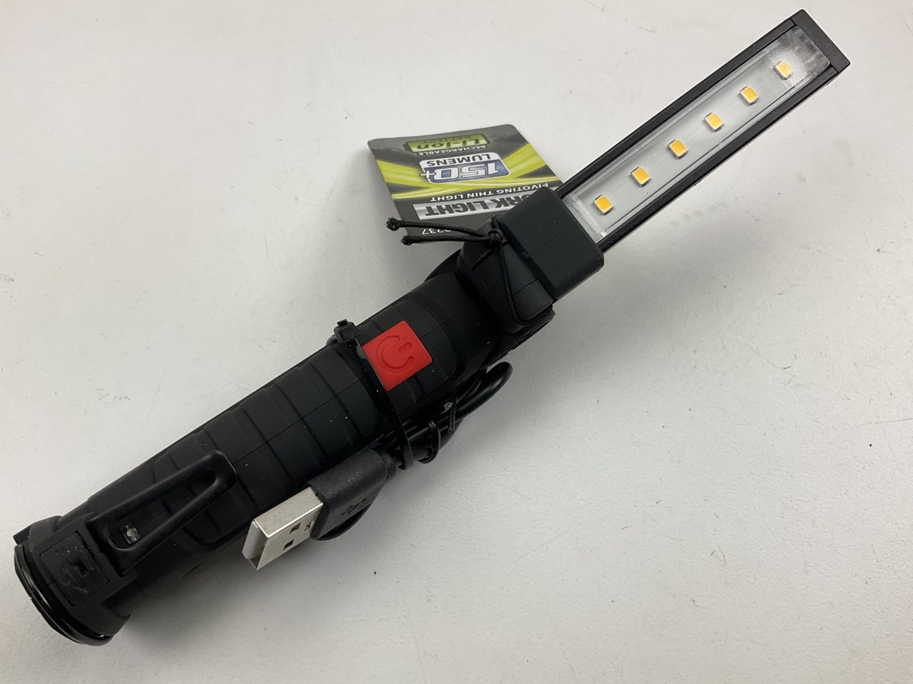 Performance 20237 Pivoting Thin Work Light Lamp, 150 Lumen, Lithium Ion Battery