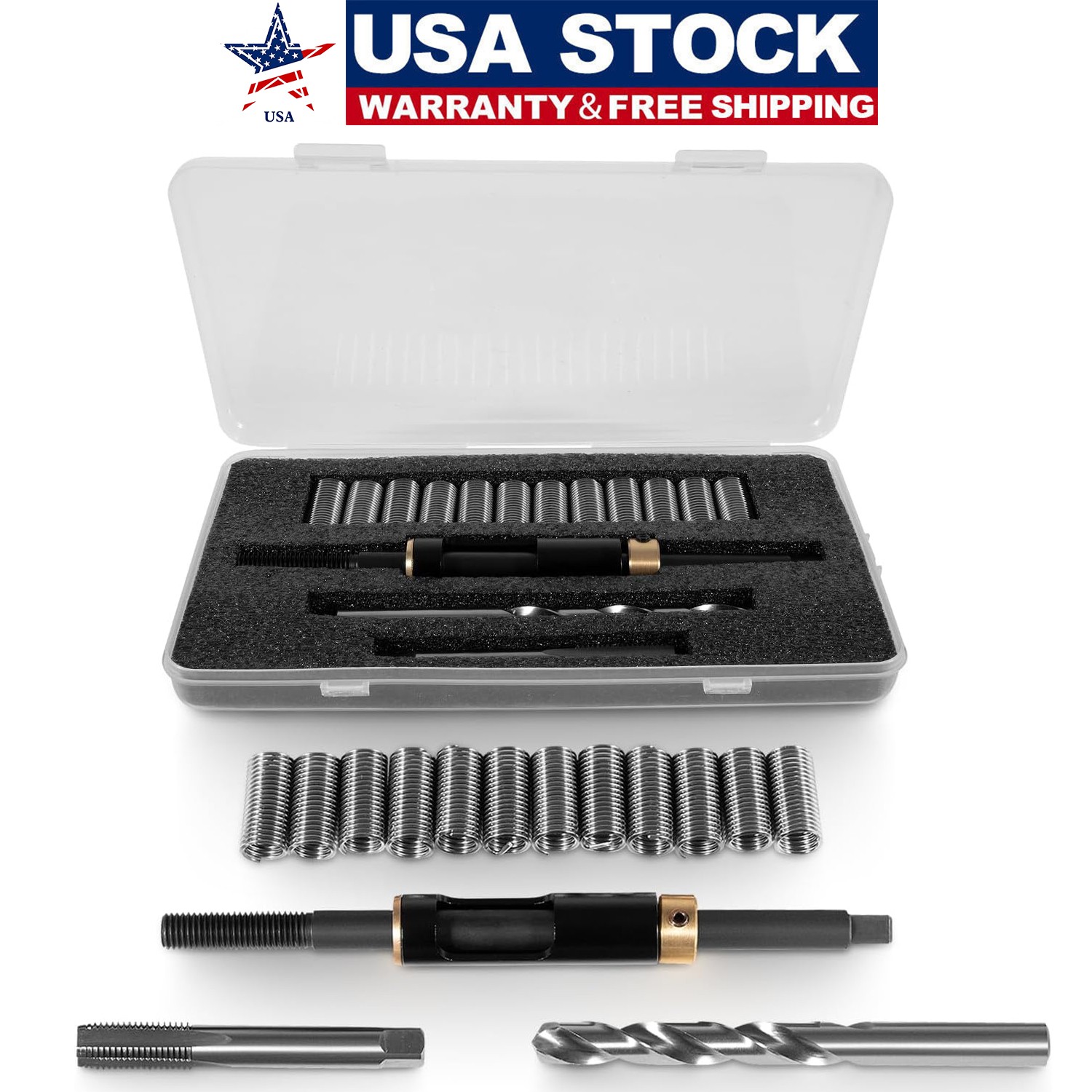 M11 x 1.5 Head Bolt Thread Repair Kit 35119S for Honda Toyota Ford GM Nissan KIA