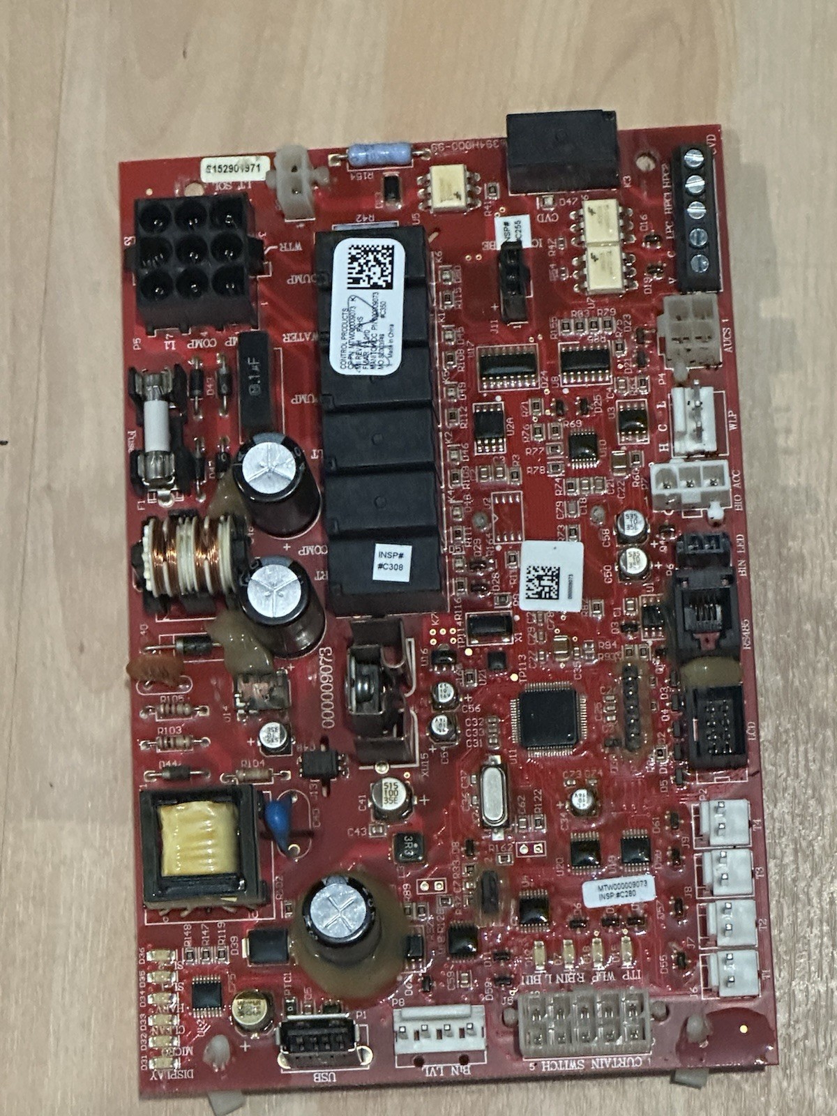 MANITOWOC ICE MACHINE CONTROL BOARD 000009073 ----DOES NOT WORK----
