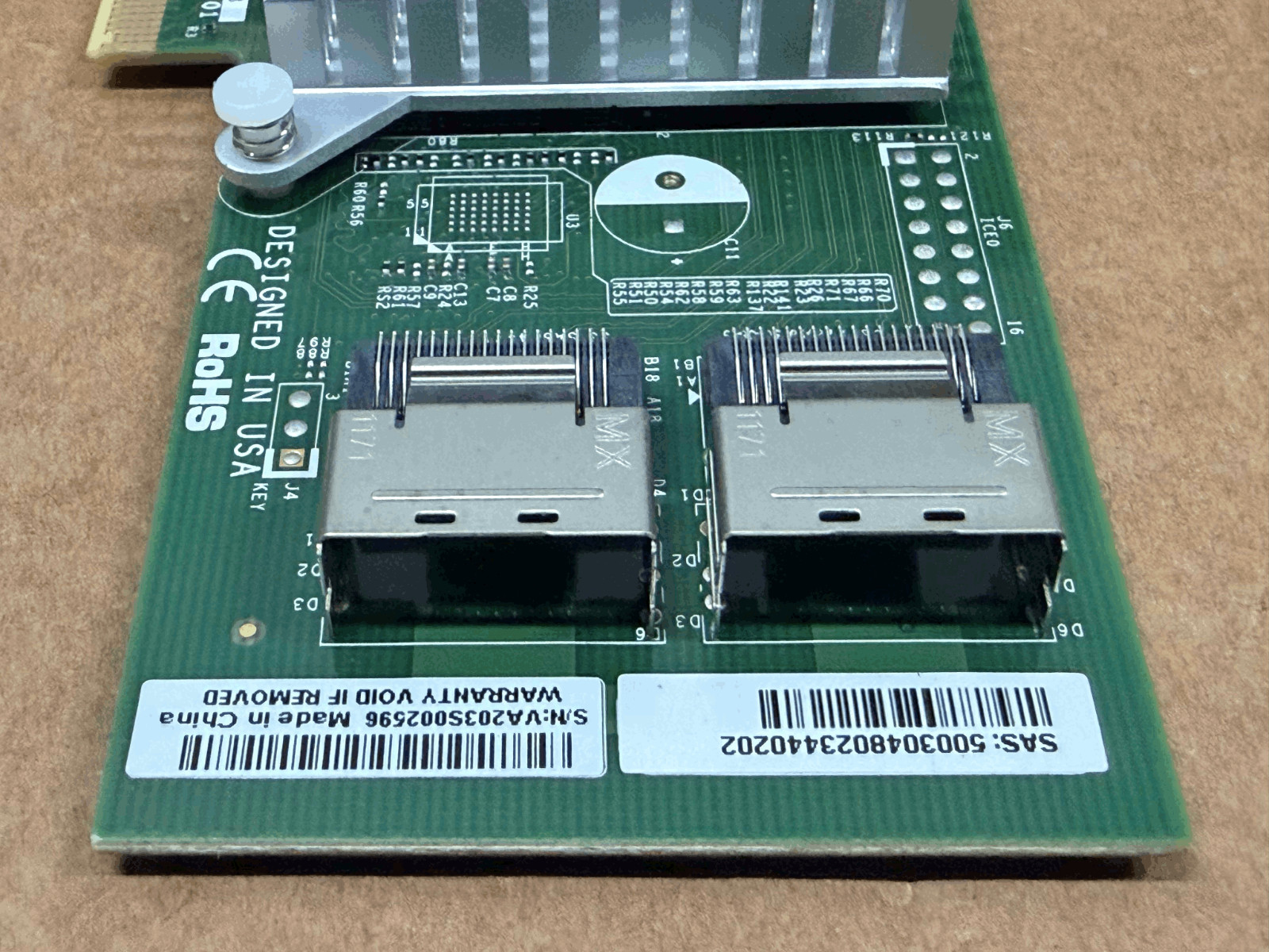 Supermicro AOC-S2308L-L8E 8-Port SAS2/SATA 6Gb PCIe HBA Adapter - Full Height
