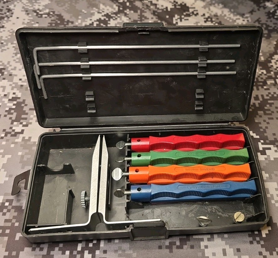 LS LANSKY SHARPENERS KNIFE SHARPENER SHARPEN SET HUNTING KNIFE KITCHEN KNIFE