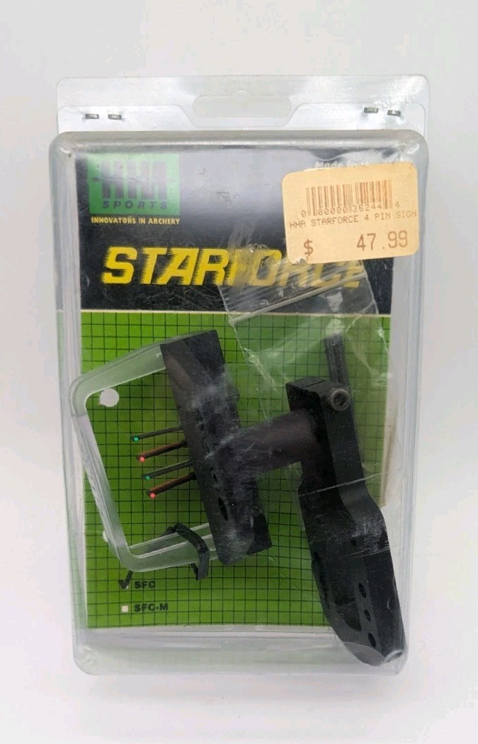 Starforce made in USA HHA sports sight SFC 4 pin NEW OLD STOCK HUNTING BOW