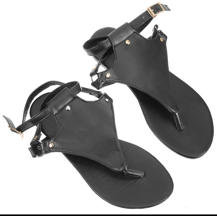Women gladiator beach shoe Ankle Strap Wedding Open Flops Shoe Size US 7.5/CN 39