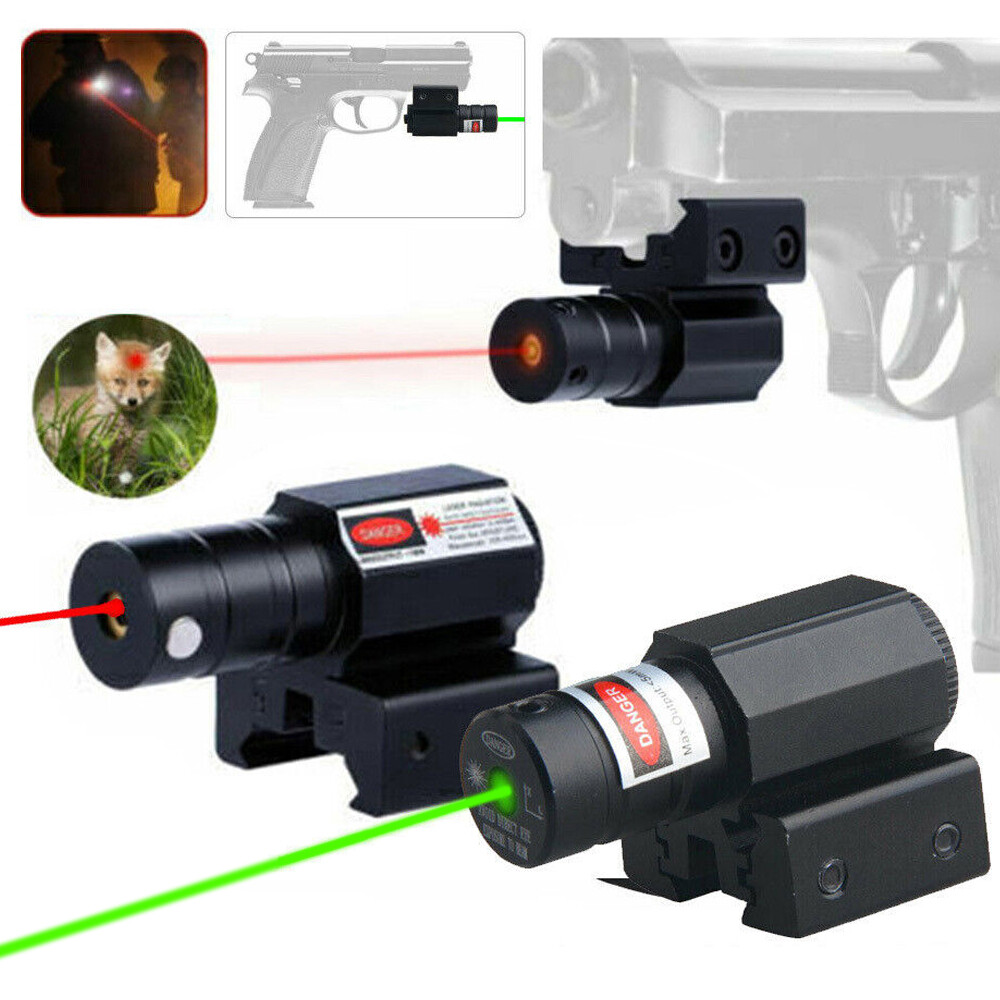Compact Green Red Laser Beam Sight 11/20mm For Pistol Glock17 19 Taurus G2C G3C