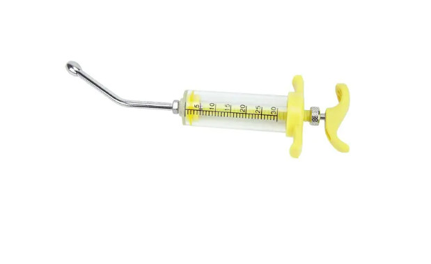 Ideal Nylon 30cc Syringe with Dose Pipe and Extra O-Ring