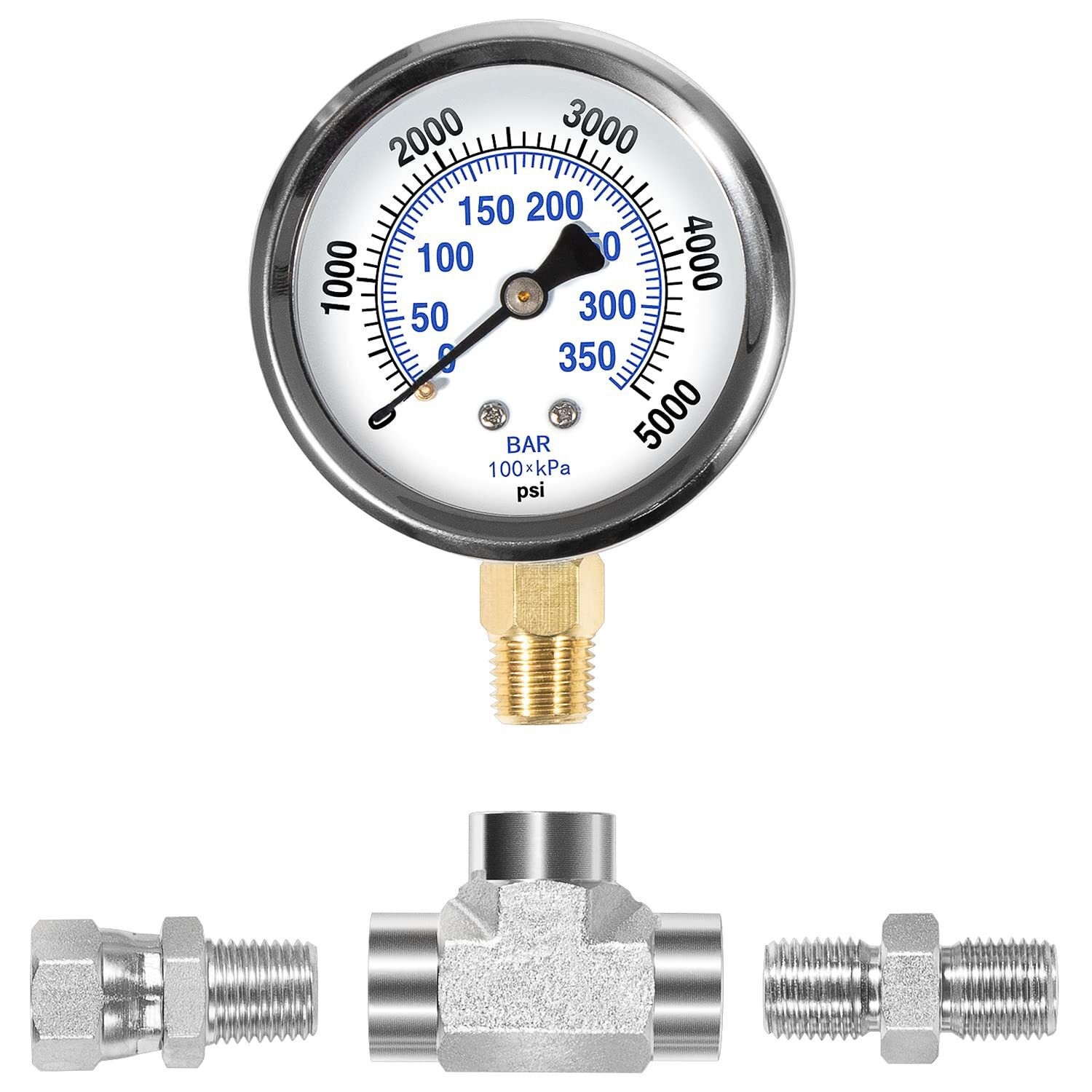 Titan 730-397 Pressure Gauge Assembly 508239 Airless Sprayer 0-5000PSI 1/4"NPT