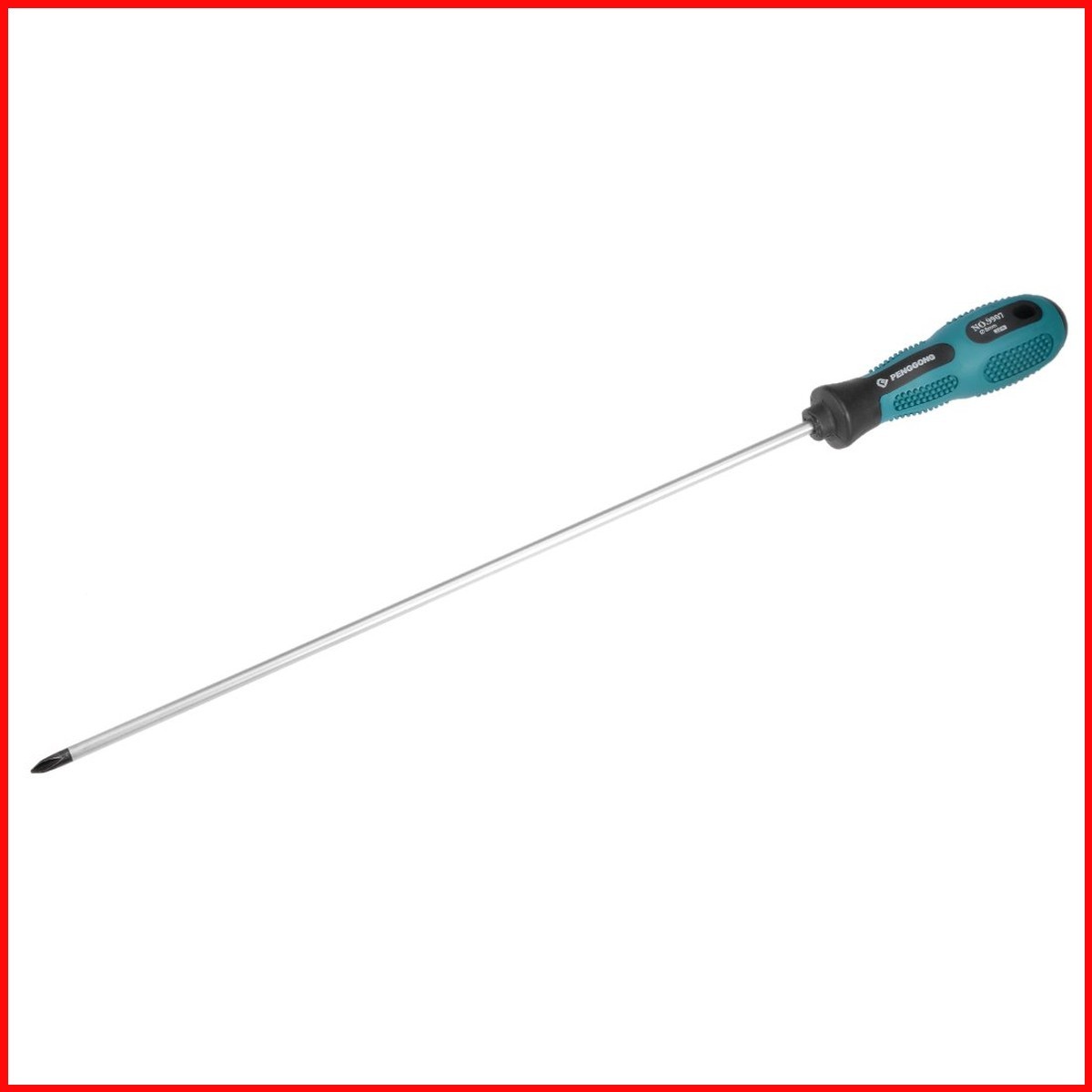 uxcell #1 Phillips Screwdriver 12 Inch Round Shaft Non Slip Handle