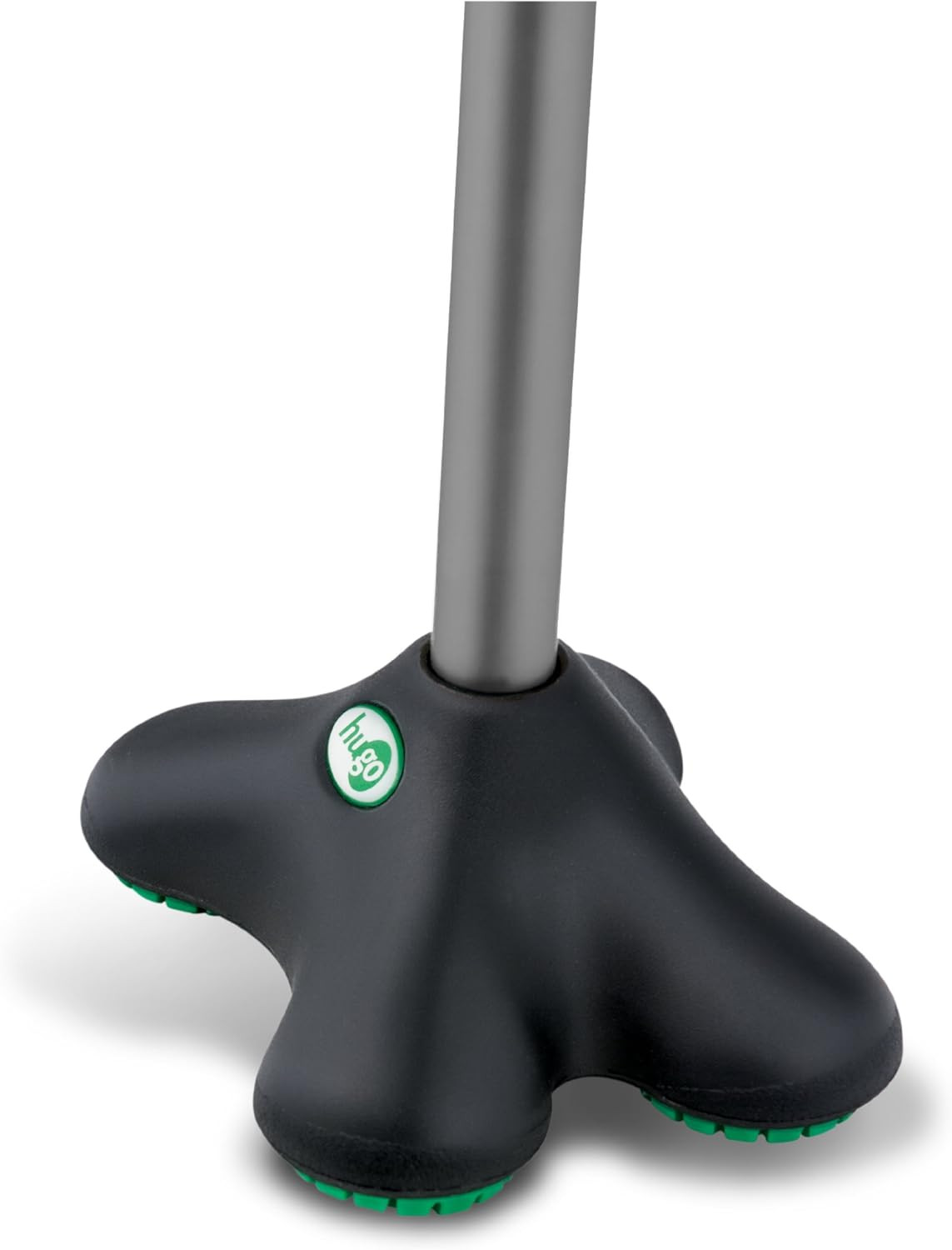 Mobility Adjustable Offset Quadpod Cane with Stable Tip, Smoke | Offset Quadpod