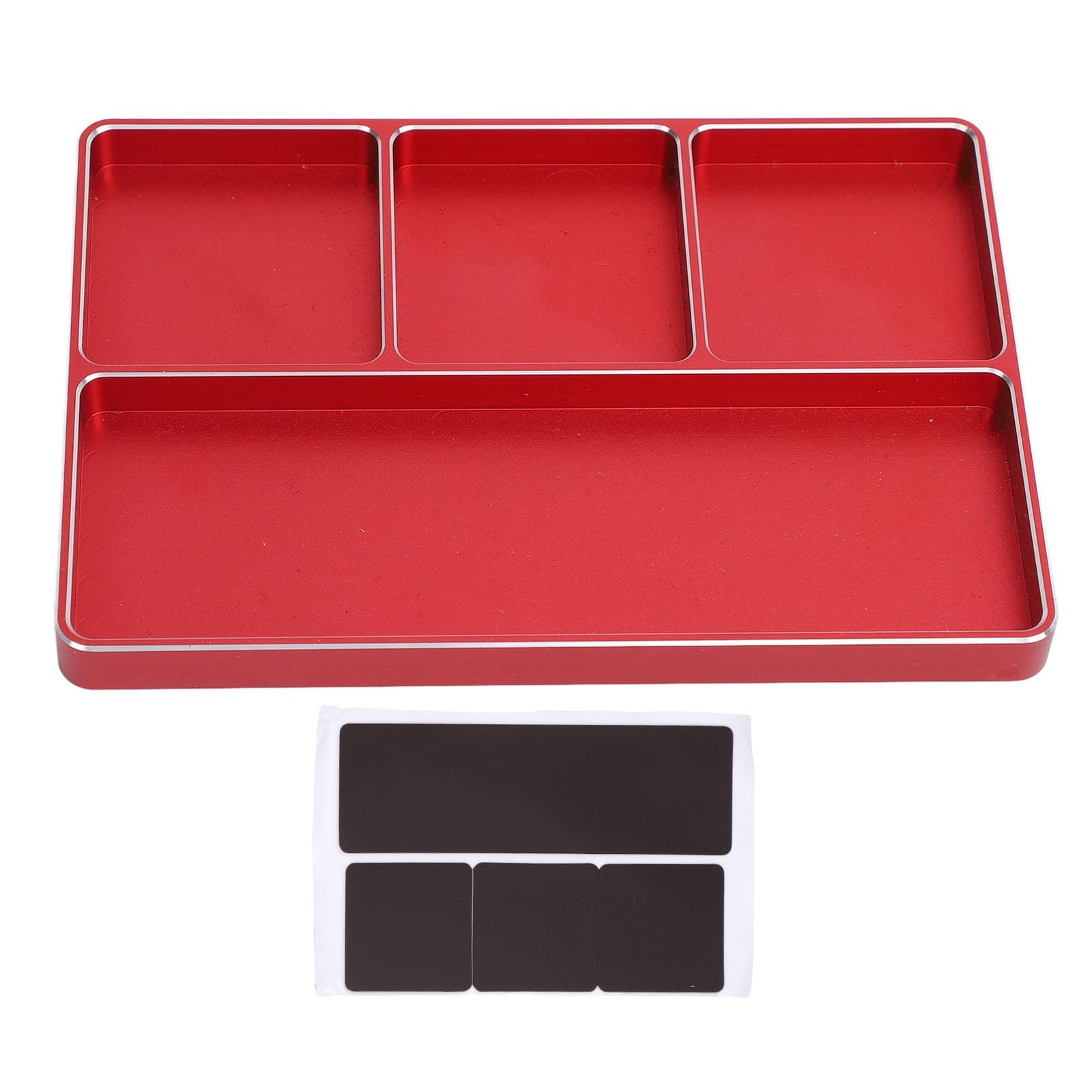 RC Screw Tray Aluminum Alloy Magnetic Design 4 Grids Repair Tool for RC Toy R...