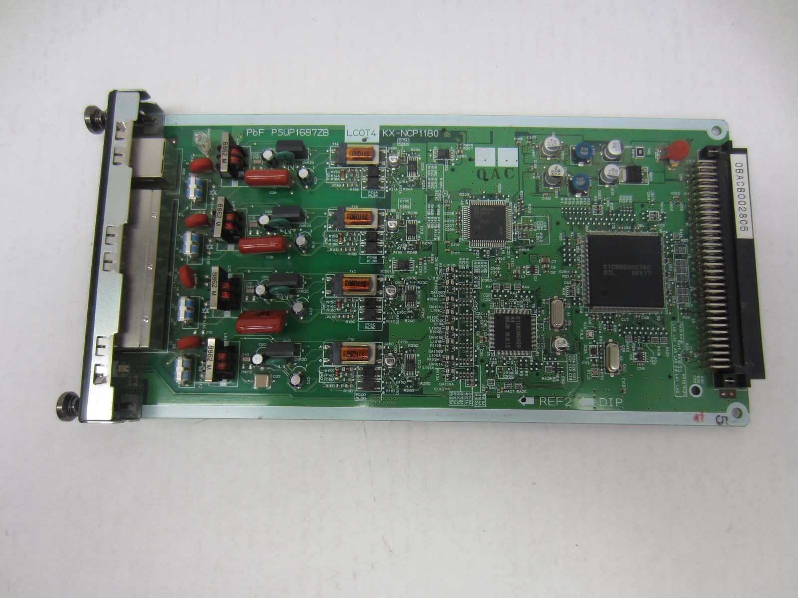 Panasonic KX-NCP1180 (LCOT4)(PSUP1687ZB) 4-Port Analog Trunk Card(2 In-Stock)